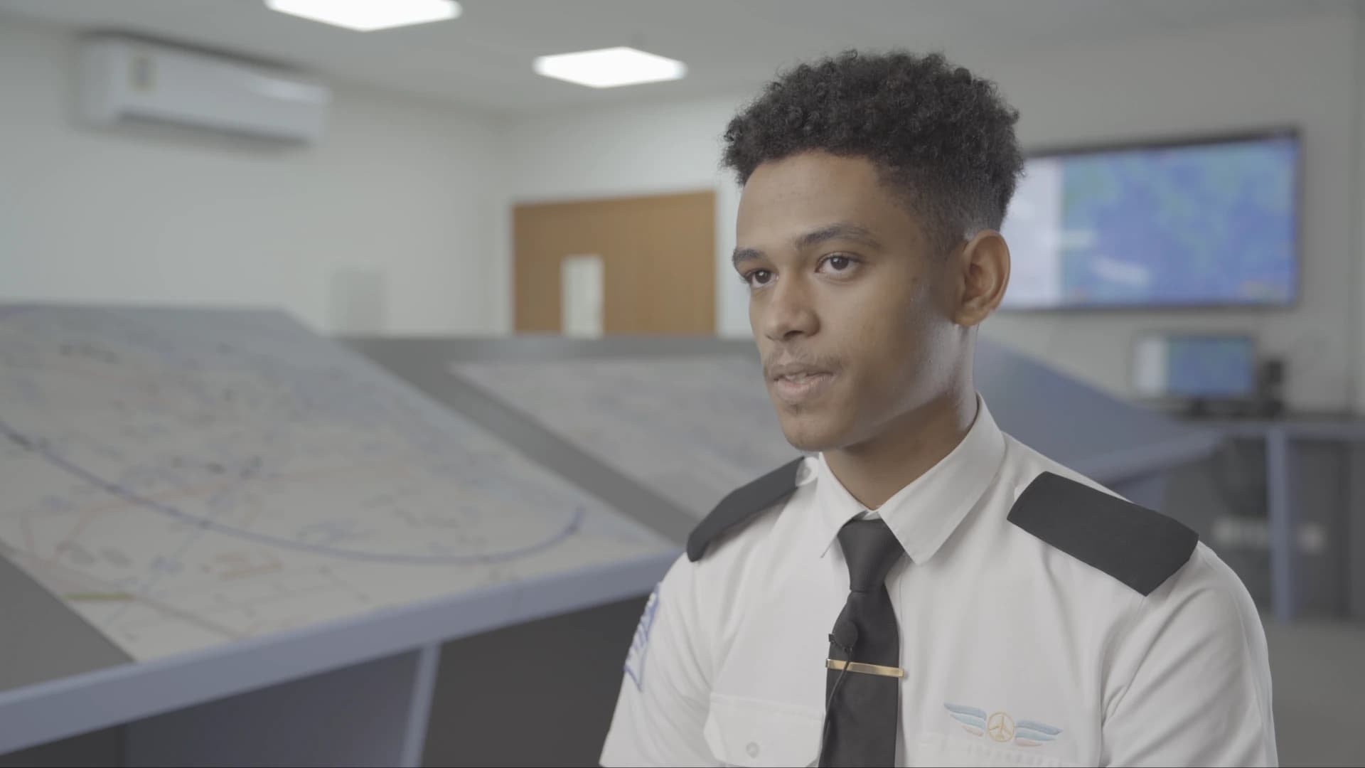 Original image: the OxfordSaudia student interview, before color grading